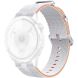 Ремінець Reframe Sport Linear для годинників з шириною кріплення 20 мм - White / Orange (895458WO). Фото 1 з 9