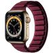 Ремешок Reframe Suede Leather для Apple Watch 42 (Series 10/11) / 41 / 40 / SE 40 / 38 - Wine Red (345153WR). Фото 2 из 7