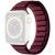 Ремешок Reframe Suede Leather для Apple Watch 42 (Series 10/11) / 41 / 40 / SE 40 / 38 - Wine Red: фото 1 из 7