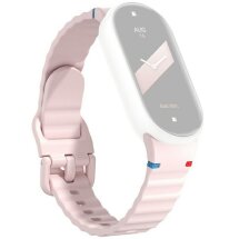 Ремешок Reframe Wavy Pattern для Xiaomi Mi Smart Band 8 / 9 / 10 - Pink: фото 1 из 12