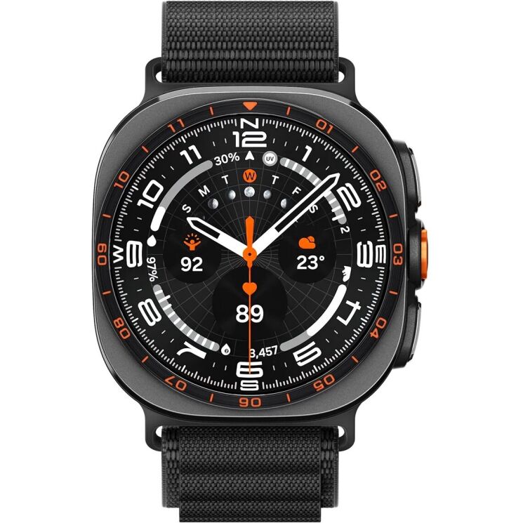 Ремешок Spigen WBF1 Band для Samsung Galaxy Watch Ultra 2 / Ultra / Ultra (2025) AMP11614 - Black: фото 2 из 11