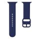Ремінець UniCase Silicone Band для Apple Watch 42 (Series 10) / 41 / 40 / SE 40 / 38 - Midnight Blue (251857MB). Фото 3 з 7