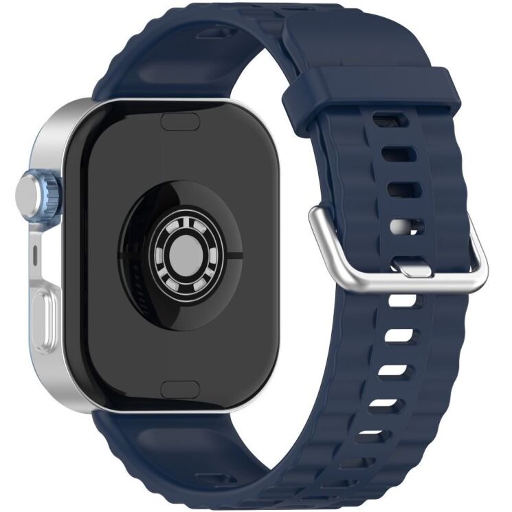Ремешок UniCase Silicone Strap для Huawei Watch Fit 3 / Fit 4 / Fit 4 Pro - Midnight Blue: фото 1 из 7