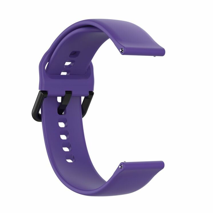 Ремешок UniCase Silicone Strap для Samsung Watch Active / Active 2 40mm / Active 2 44mm - Purple: фото 2 из 3