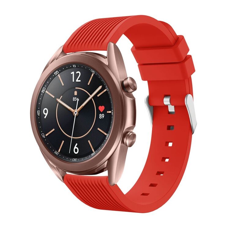 Ремешок UniCase Soft Line для Samsung Galaxy Watch 3 (41mm) - Red: фото 4 из 4