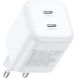 Сетевое зарядное устройство UGREEN X526 45W 2Type-C (65154) - White (995661W). Фото 4 из 11