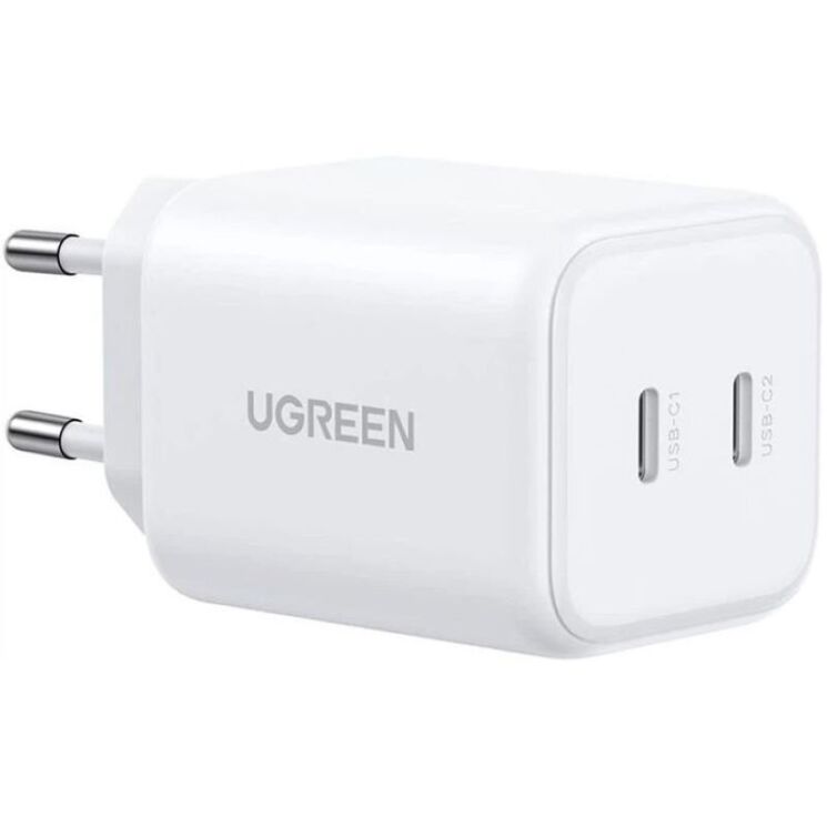 Сетевое зарядное устройство UGREEN X526 45W 2Type-C (65154) - White (995661W) Сетевое зарядное устройство UGREEN X526 45W 2Type-C (65154) - White: фото 3 из 11