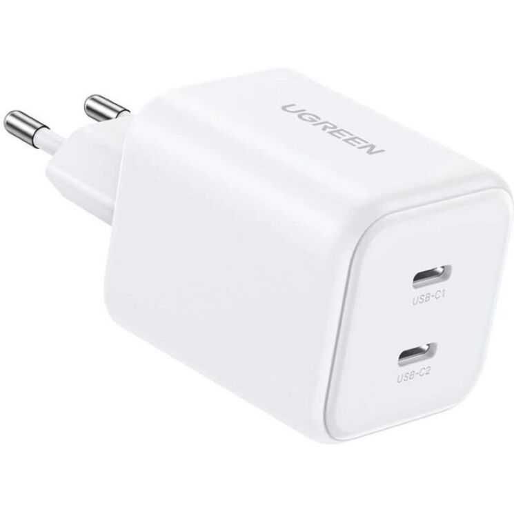 Сетевое зарядное устройство UGREEN X526 45W 2Type-C (65154) - White (995661W) Сетевое зарядное устройство UGREEN X526 45W 2Type-C (65154) - White: фото 2 из 11