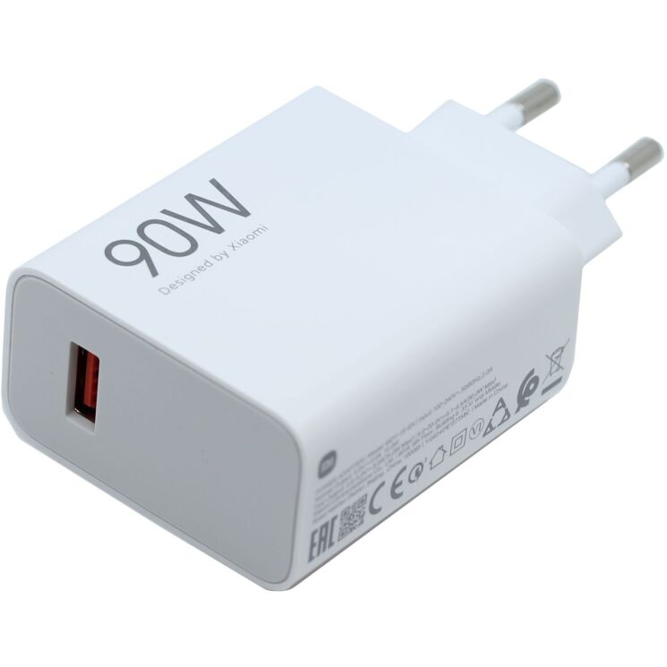 Сетевое зарядное устройство Xiaomi Combo 90W + кабель USB to Type-C (BHR07ZBEU) - White: фото 2 из 7