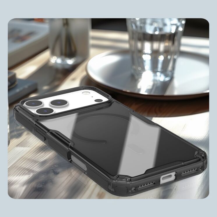 Силіконовий чохол NILLKIN Nature TPU Pro Magnetic для Apple iPhone 17 Pro - Grey: фото 12 з 13