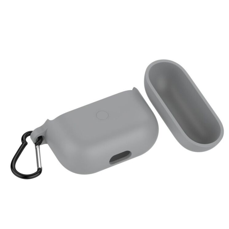 Силиконовый чехол UniCase Protective Case для Apple AirPods 3 - Grey: фото 3 из 9