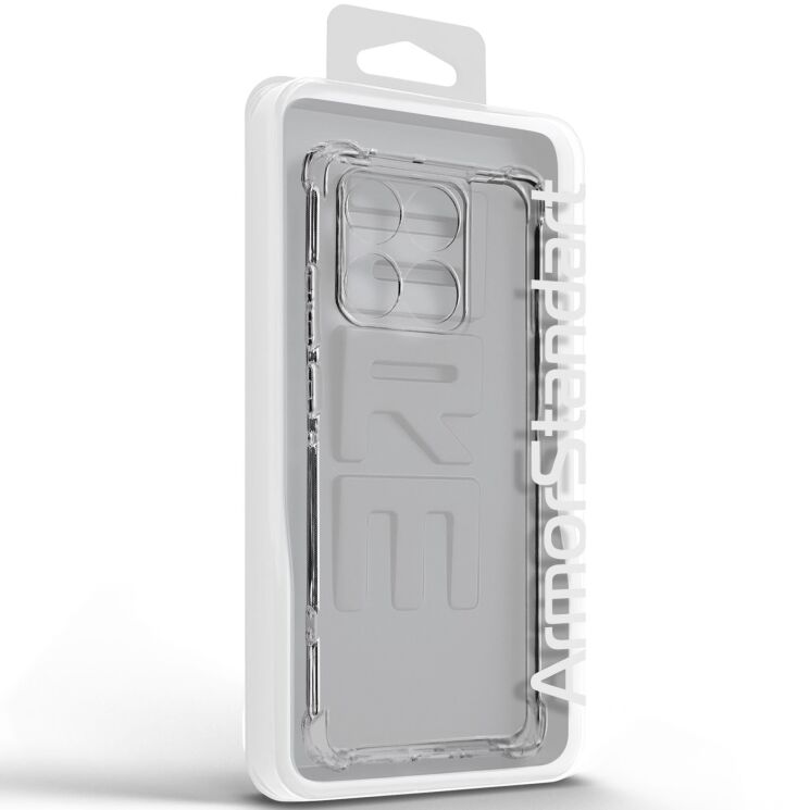 Силіконовий (TPU) чохол ArmorStandart Air Force для Motorola Edge 60 Pro - Transparent: фото 3 з 6