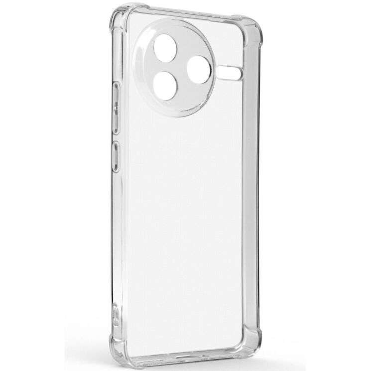 Силиконовый (TPU) чехол ArmorStandart Air Force для Xiaomi Poco F7 Pro - Transparent: фото 2 из 6
