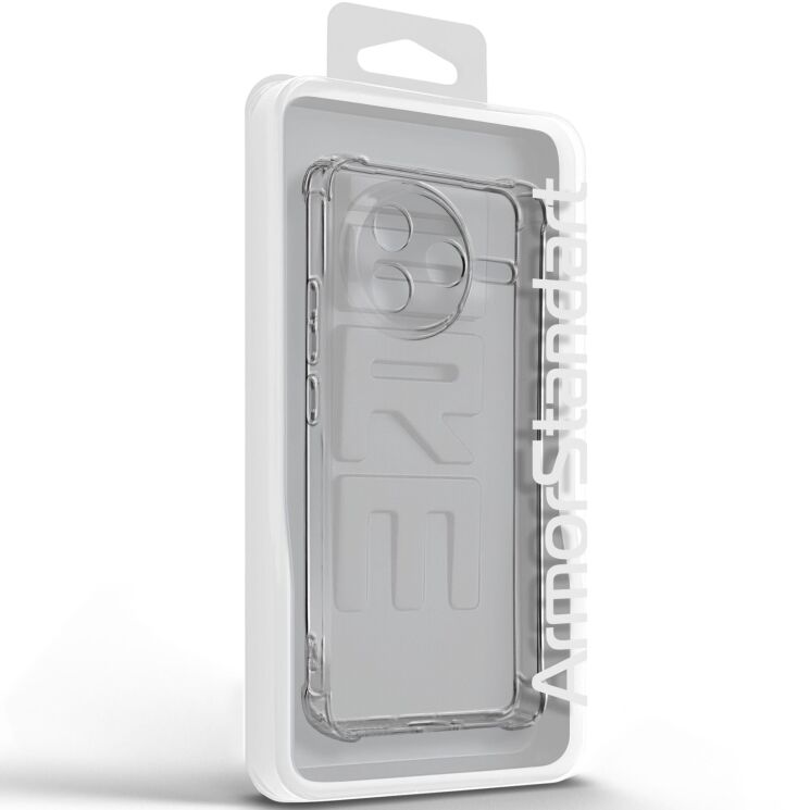 Силиконовый (TPU) чехол ArmorStandart Air Force для Xiaomi Poco F7 Pro - Transparent: фото 3 из 6