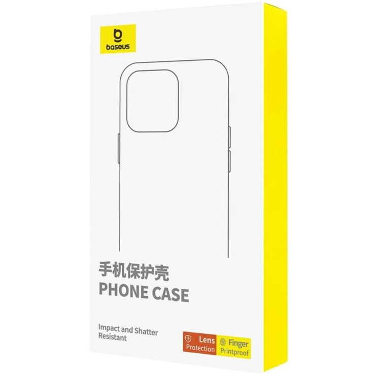 Силиконовый (TPU) чехол BASEUS Simple Series для Apple iPhone 16 Pro Max - Transparent: фото 3 из 4
