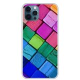 Силіконовий (TPU) чохол Deexe Life Style для Apple iPhone 13 Pro - Colorful Blocks (280548D)