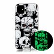 Силіконовий (TPU) чохол Deexe LumiCase для Apple iPhone 11 - Cool Skulls (269114L)