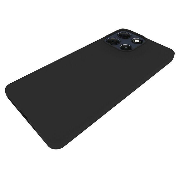 Силіконовий (TPU) чохол Deexe Matte Case для Motorola Moto G86 Power - Black: фото 3 з 5