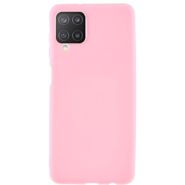 Силиконовый (TPU) чехол Deexe Matte Case для Samsung Galaxy M12 (M125) - Pink: фото 1 из 8