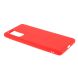 Силиконовый (TPU) чехол Deexe Matte Case для Samsung Galaxy S20 FE (G780) - Red (251732R). Фото 5 из 6