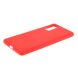 Силиконовый (TPU) чехол Deexe Matte Case для Samsung Galaxy S20 FE (G780) - Red (251732R). Фото 4 из 6
