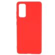 Силиконовый (TPU) чехол Deexe Matte Case для Samsung Galaxy S20 FE (G780) - Red (251732R)