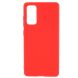 Силиконовый (TPU) чехол Deexe Matte Case для Samsung Galaxy S20 FE (G780) - Red (251732R). Фото 1 из 6