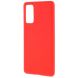 Силиконовый (TPU) чехол Deexe Matte Case для Samsung Galaxy S20 FE (G780) - Red (251732R). Фото 2 из 6