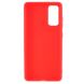 Силиконовый (TPU) чехол Deexe Matte Case для Samsung Galaxy S20 FE (G780) - Red (251732R). Фото 3 из 6