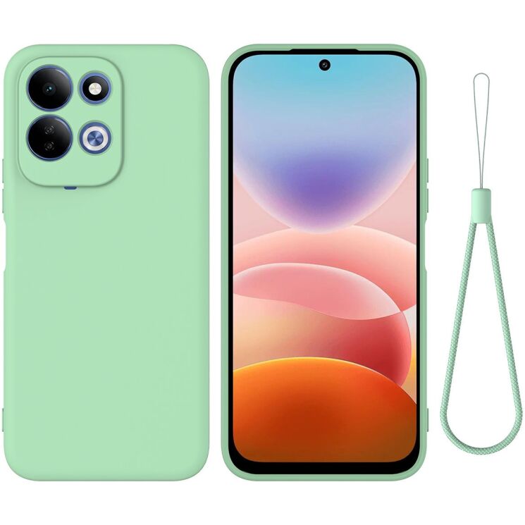 Силіконовий (TPU) чохол Deexe Silicone Case для Xiaomi Redmi 17 - Green: фото 1 з 9