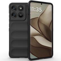 Силиконовый (TPU) чехол Deexe Terra Case для Motorola Edge 70 - Black: фото 1 из 6