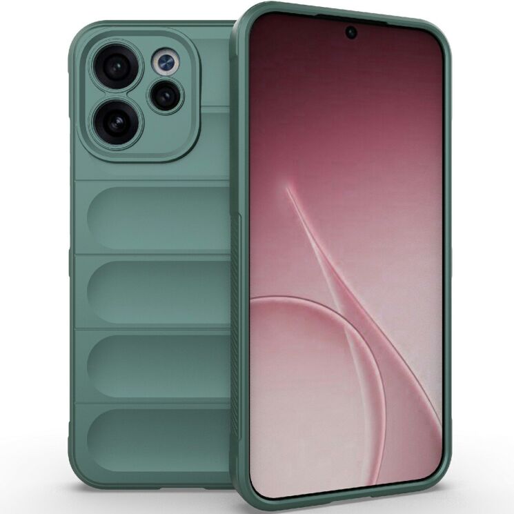 Силиконовый (TPU) чехол Deexe Terra Case для OPPO Reno 15 F - Green: фото 1 из 5