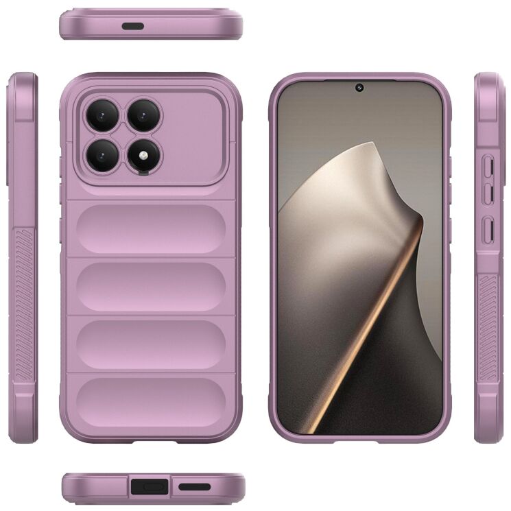 Силіконовий (TPU) чохол Deexe Terra Case для Xiaomi Poco F8 Pro - Light Purple: фото 5 з 5