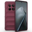 Силиконовый (TPU) чехол Deexe Terra Case для Xiaomi Redmi Note 15 - Wine Red (405507WR)