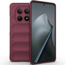 Силиконовый (TPU) чехол Deexe Terra Case для Xiaomi Redmi Note 15 - Wine Red: фото 1 из 5