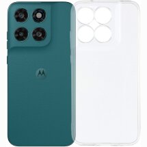 Силіконовий (TPU) чохол Deexe UltraThin для Motorola Moto G77 - Transparent: фото 1 з 6