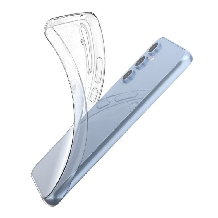 Силіконовий (TPU) чохол Deexe UltraThin для Samsung Galaxy A54 (A546) - Transparent: фото 3 з 6