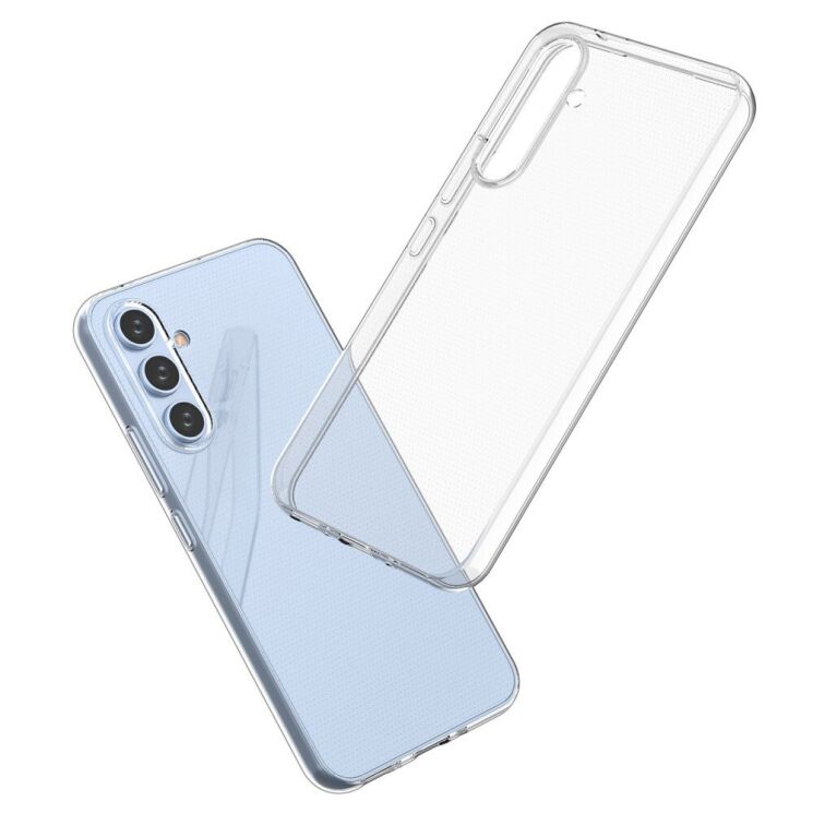Силіконовий (TPU) чохол Deexe UltraThin для Samsung Galaxy A54 (A546) - Transparent: фото 4 з 6