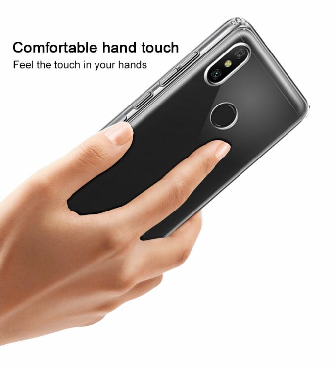 Силиконовый (TPU) чехол IMAK Airbag Case для Xiaomi Redmi 6 Pro / Mi A2 Lite - Transparent: фото 14 из 15