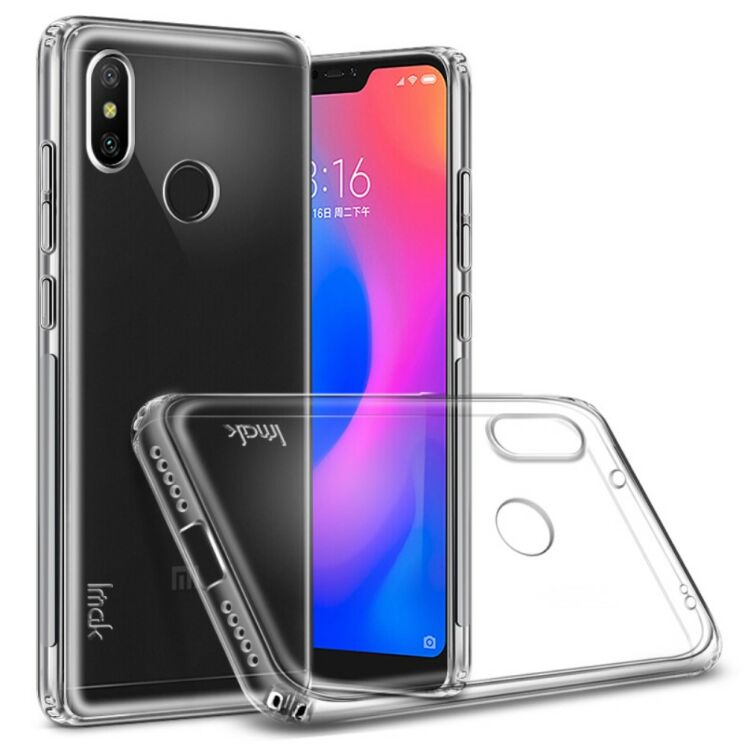 Силиконовый (TPU) чехол IMAK Airbag Case для Xiaomi Redmi 6 Pro / Mi A2 Lite - Transparent: фото 1 из 15