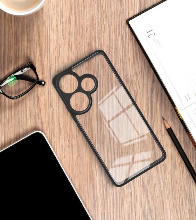Силиконовый (TPU) чехол IMAK UX-9A Series для Xiaomi Poco F6 - Black: фото 13 из 14