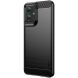 Силиконовый (TPU) чехол MOFI Carbon Fiber для Motorola Moto G55 - Black (366126B). Фото 1 из 10