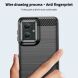 Силиконовый (TPU) чехол MOFI Carbon Fiber для Motorola Moto G55 - Black (366126B). Фото 7 из 10