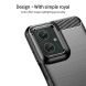Силиконовый (TPU) чехол MOFI Carbon Fiber для Motorola Moto G55 - Black (366126B). Фото 5 из 10