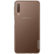 Силіконовий (TPU) чохол NILLKIN Nature для Samsung Galaxy A7 2018 (A750) - Grey: фото 1 з 10