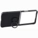 Силиконовый (TPU) чехол с кольцом Deexe Color Shell (FF) для Samsung Galaxy Flip 8 - Black (423529B). Фото 3 из 5
