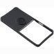 Силиконовый (TPU) чехол с кольцом Deexe Color Shell (FF) для Samsung Galaxy Flip 8 - Black (423529B). Фото 5 из 5