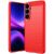 Силиконовый (TPU) чехол UniCase Carbon для Samsung Galaxy S26 FE - Red: фото 1 из 9