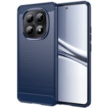 Силіконовий (TPU) чохол UniCase Carbon для Xiaomi Redmi Note 15 5G / Poco M8 5G - Blue: фото 1 з 8