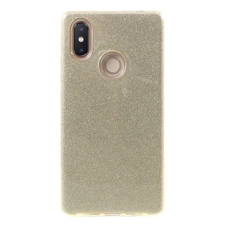 Силиконовый (TPU) чехол UniCase Glitter Cover для Xiaomi Mi 8 SE - Gold: фото 1 из 5